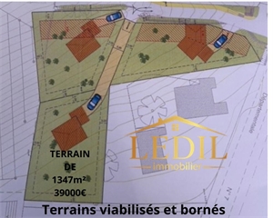 terrain à la vente -   82200  MOISSAC 82200, surface 1347 m2 vente terrain - UBI421309123